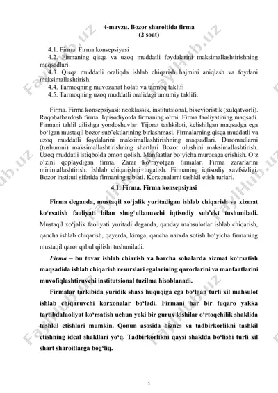 firma konsepsiyasi — DOCX
