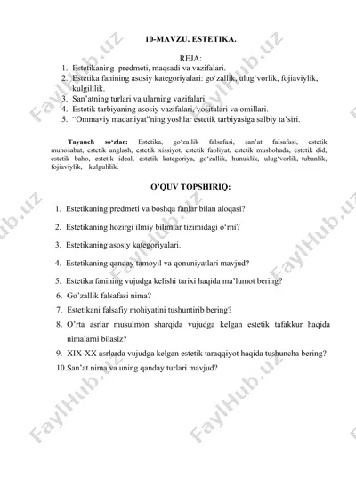 estetika — DOCX