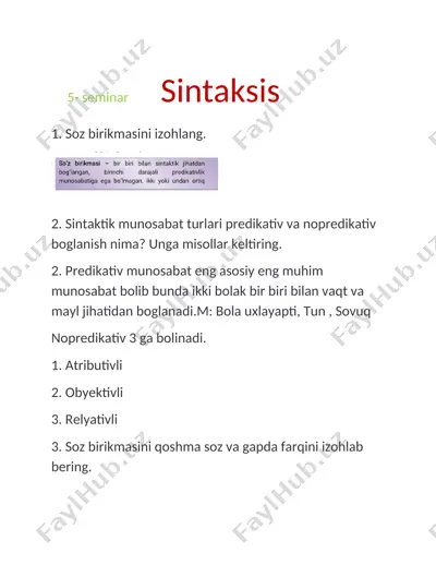 sintaksis — DOCX