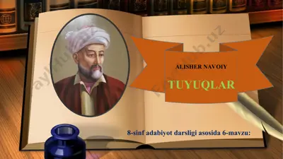 a.navoiy tuyuqlar 8 -sinf — PPT