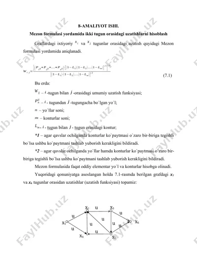 uzatishlar hisoblanishi — DOCX