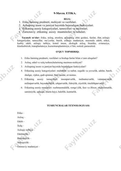 etika — DOCX