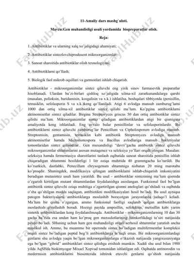 biopreparatlar — DOCX