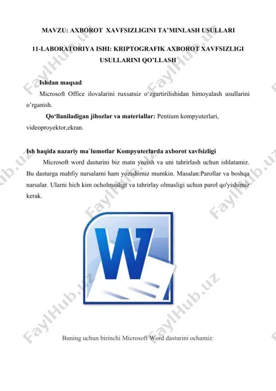 microsoft office ilovalari — DOCX