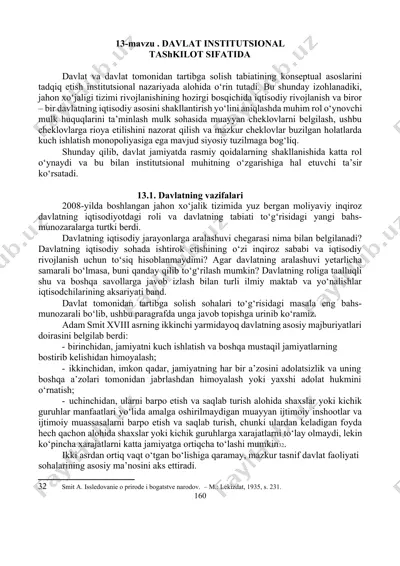 davlat institutsional tashkilotlar — DOCX