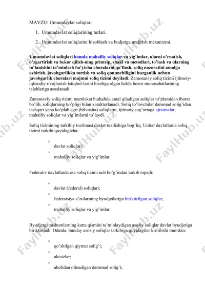 umumdavlat soliqlari — DOCX