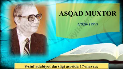 asqad muxtor 8 -sinf — PPT