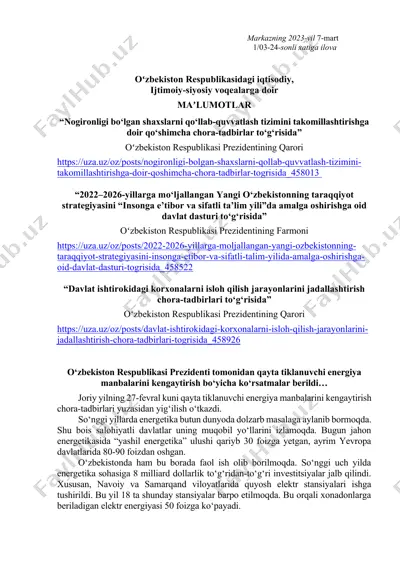 qayta tiklanuvchi energiya manbalarini ken — DOCX