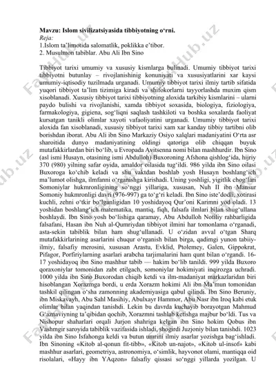 abu ali ibn sino — DOCX