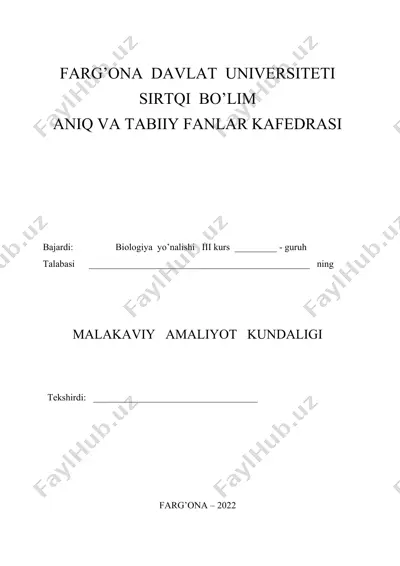 pedagogik amaliyotning maqsad va vazifalari — DOCX