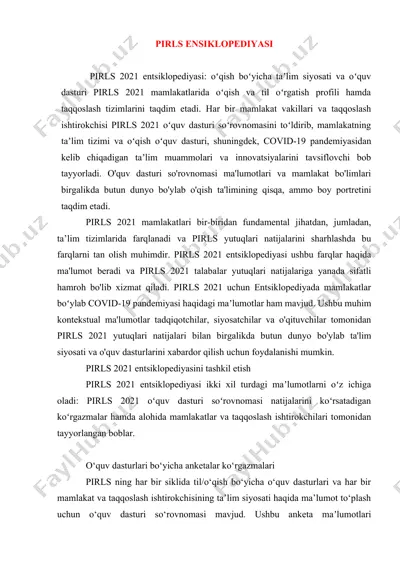 pirls 2021 entsiklopediyasi — DOC