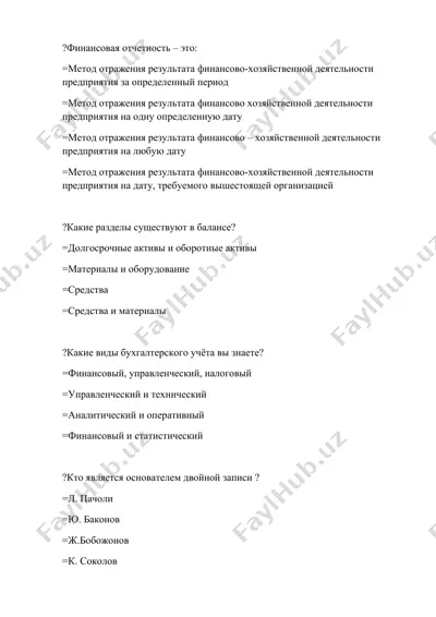 finansovaya otchetnost' — DOCX