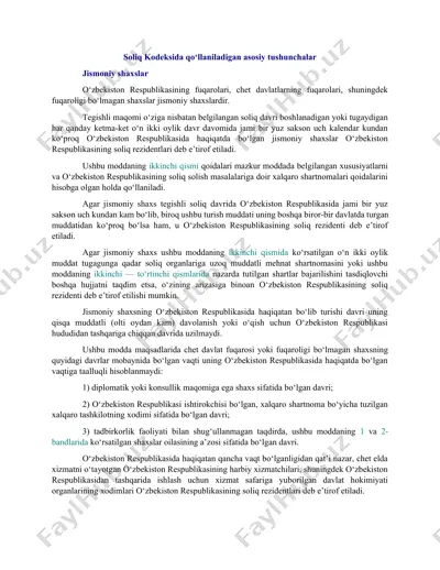 soliq kodeksi — DOCX