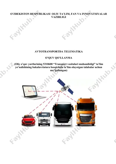 avtotransportda telematika o’quv qo’llanma — DOCX