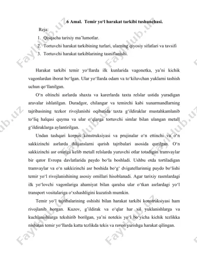 temir yo‘l harakat tarkibi tushunchasi — DOCX