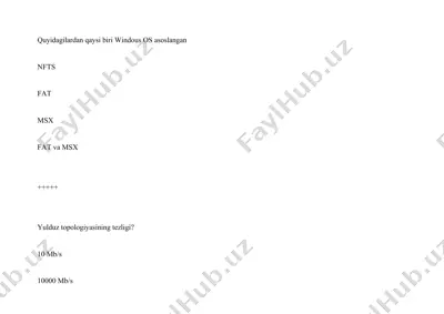 windous operatsion tizimi — DOCX