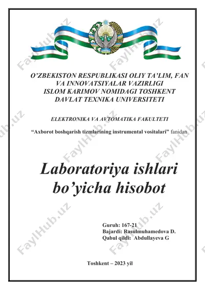 axborot boshqarish tizmlarining instrumental vositalari — DOCX
