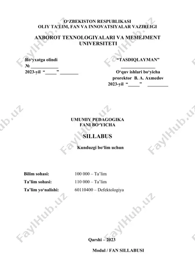 umumiy pedagogika — DOCX
