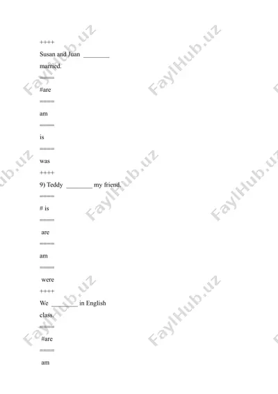 english grammar test — DOCX