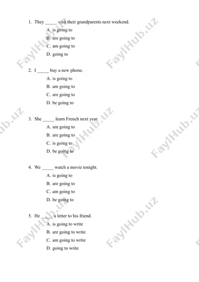 english grammar exercise — DOCX