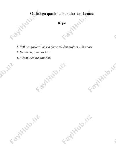 оtilishgа qаrshi uskunаlаr jаmlаmаsi — DOC