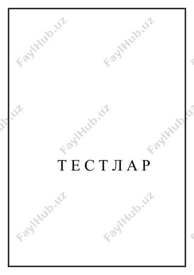 testlar — DOCX