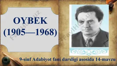 oybek 9 -sinf — PPT