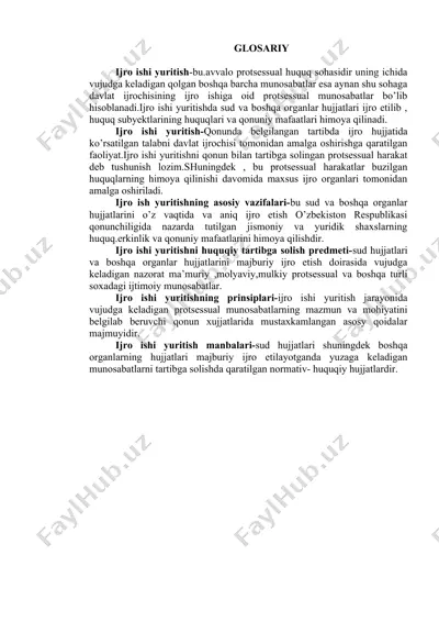 ijro ishi yuritish — DOCX