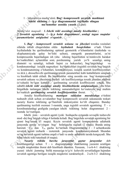 bug'lanish tsikli ma'lumotlarini hisoblash — DOCX