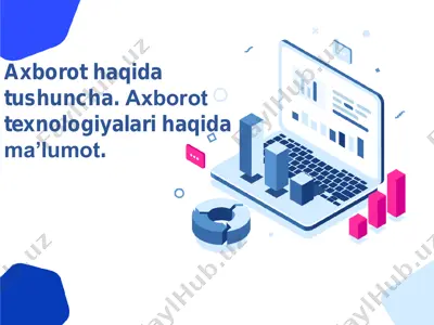 axborotning o'lchov birliklari — PDF