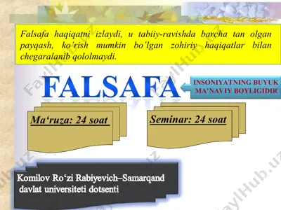 falsafa — PPT