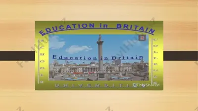 education in britain — PDF