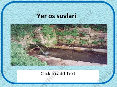 yer osti suvlari — PPT