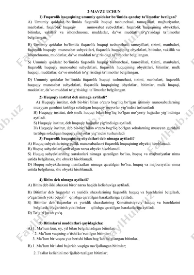 fuqarolik huquqi darslik — DOC