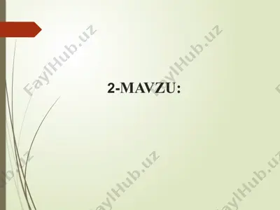 milliy dinlar tushunchasi — PPTX