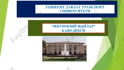 uzbekistonning eng yangi tarixi — PPT