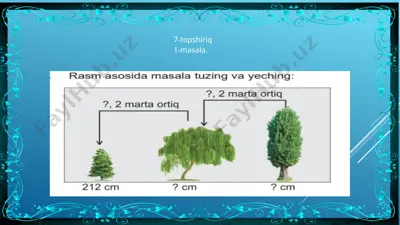 matematik topshiriqlar — PPTX