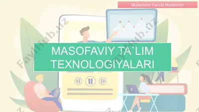 masofaviy ta'lim texnologiyalari — PPTX
