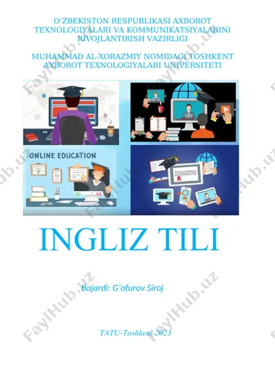 o‘zbekiston respublikasi axborot texnologiyalari va kommunikatsiyalarini rivojlantirish vazirligi — DOCX