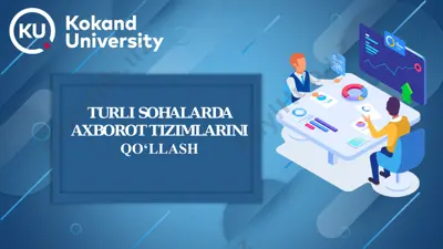 turli sohalarda axborot tizimlarini qo‘llash — PDF