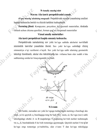 aks tasvir perspektivasini yasash — PDF