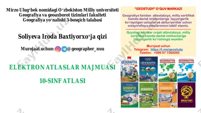elektron atlaslar majmuasi — PDF
