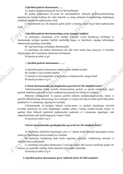 qurilish pudrati shartnomasi — DOCX