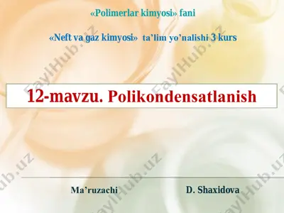 polikondensatlanish — PDF
