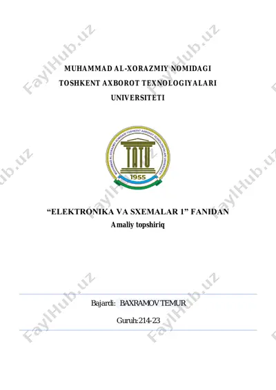 differensiallovchi elektr zanjirlarni tadqiq etish — PDF