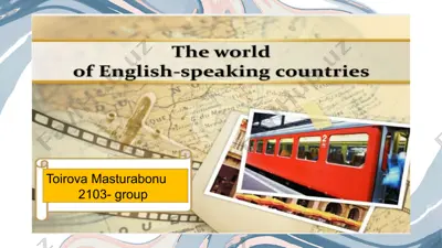 english-speaking countries — PPTX