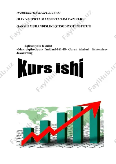 keynsning makroiqtisodiy muvozanat modeli — DOCX
