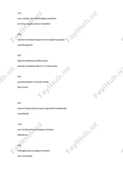 nerv nayidan takomillashadigan miotsitlar — DOCX
