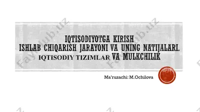iqtisod so’zining lug’aviy ma’nosi — PDF