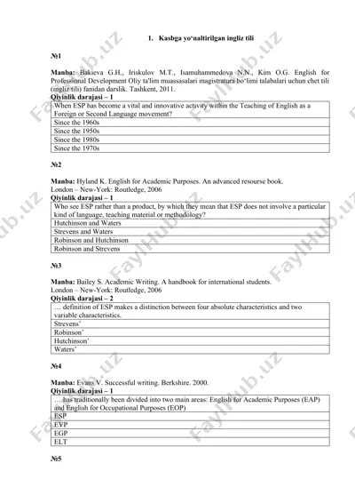 english for professional development — DOCX